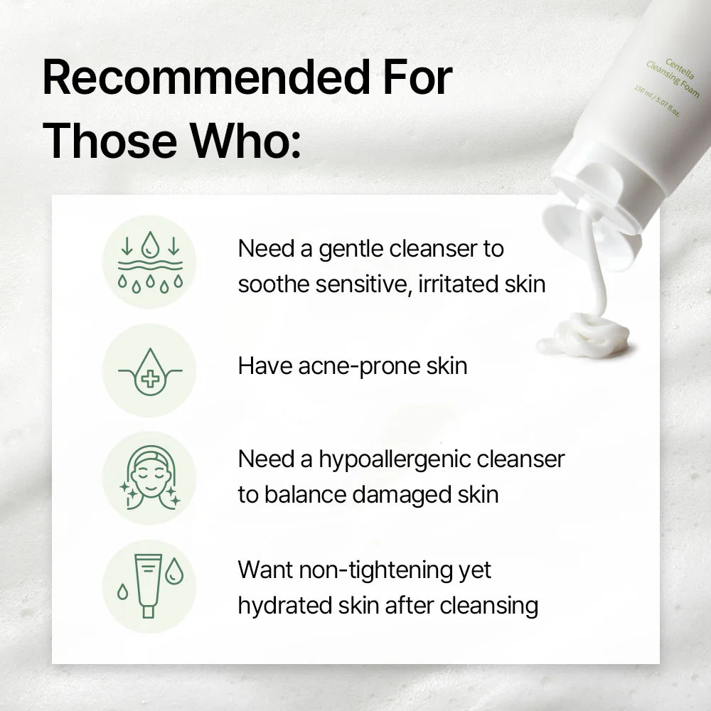 Mixsoon Centella Cleansing Foam