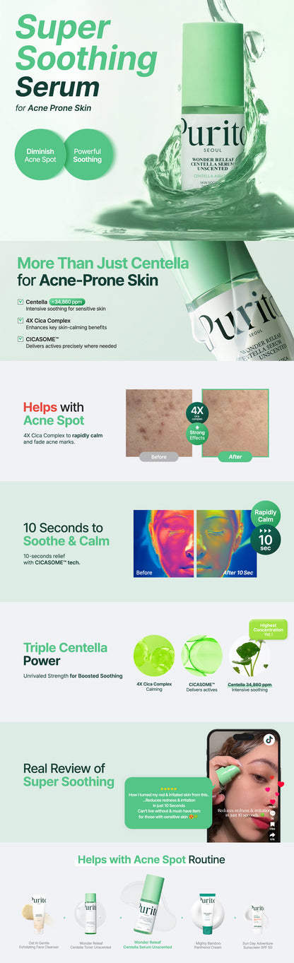 Wonder Releaf Centella Serum Unscented