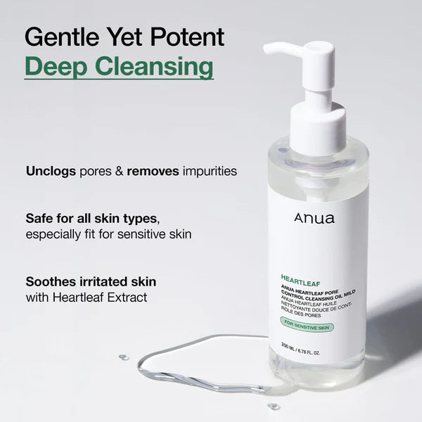 Heartleaf Pore Control Cleansing Oil