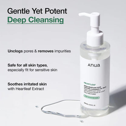 Heartleaf Pore Control Cleansing Oil